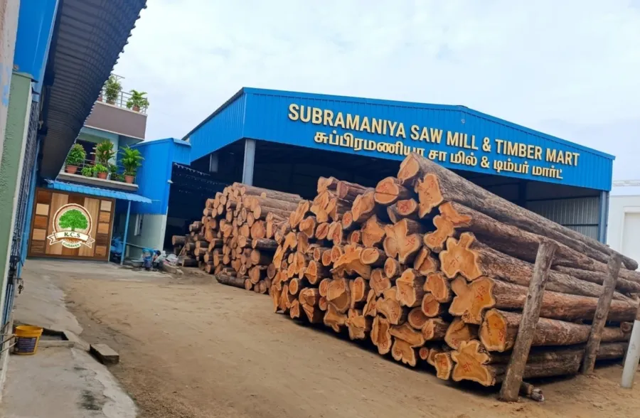 Subramaniya Sawmill & Timber Mart depot in Kaveripattinam